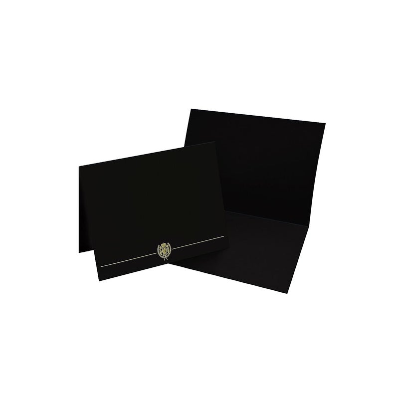 Great Papers! Black Classic Certificate Cover, 12 x 9.375 Inches, 5 Count (903117) - Image 3